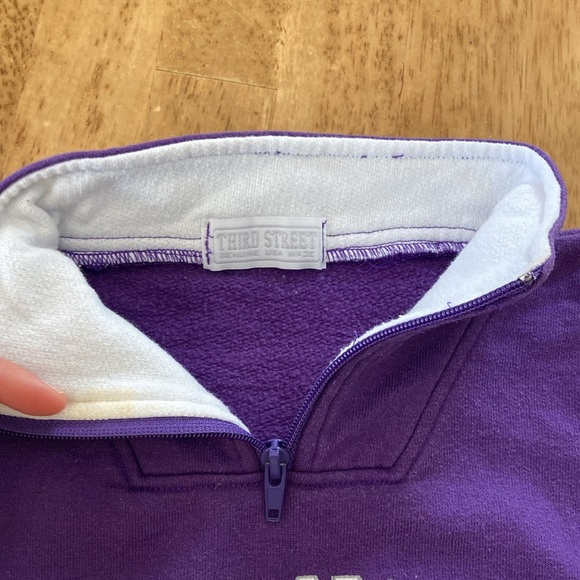 HOLY CROSS INFANT HALF ZIP SWEATSHIRT - Picture 4 of 6